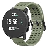 U-LIMVE Armband für Suunto 9 Peak Pro/9 Peak/5 Peak/Race/Vertical, 22mm Silikon-Ersatzband mit Schnellverschluss für Garmin Venu 3/Venu 2/Vivoactive 4/Forerunner 265/Forerunner 255