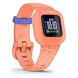 Garmin vívofit jr. 3 – wasserdichter, digitaler Aktivitätstracker für Kinder ab 4 Jahren, Schrittzähler, großes 1,4 cm Display, Notfallkontakt, bis zu 1 Jahr Batterielaufzeit, Abenteuerwelt & Quiz