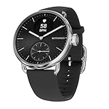 WITHINGS ScanWatch 2 - Connected Healthwatch, Herren Damen, EKG Elektrokardiogramm, SpO2, Temperatur, Schlaftracking, Atemwegsgesundheit, Aktivitäten, Kalorien, Wasserdicht, 30Tage Akku, Android iOS