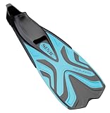 SEAC Unisex-Adult Azzurra Schnorchelflossen für Erwachsene und Kinder, geschlossenes Fußteil aus weichem Gummi, hell blau, 40/41