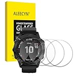 [4 Stück]Alicyn Schutzfolie kompatibel mit Garmin Fenix 6X Pro/Sapphire Editions/Solar Edition 51mm,Anti-Bläschen,Schutzfolie Full Cover Displayschutzfolie für Garmin Fenix 6X Pro