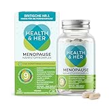 Health & Her Multi-Nährstoffkomplex - Wechseljahre Tabletten Pflanzlich - Unterstützt das Wohlbefinden während der Wechseljahre - 1 Monatspackung enthält 60 Menopause Kapseln