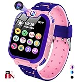 JUBUNRER Smartwatch Kinder Spiele, MP3, Apel, Kinderuhr Mädchen Jungen mit Touchscreen Kamera Alarm SOS Video Taschenrechner Kalender mit SD Card Geburtstagsgeschenk Kinder 3-12 Jahre