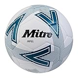 Mitre Impel L30P Fußball, hohe Strapazierfähigkeit, Formbeständigkeit, Weiß/Grün, 5