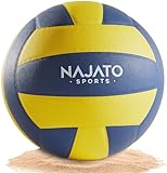 NAJATO Sports Volleyball – Langlebiger Beachvolleyball Größe 5 – Für den Outdoor & Indoor Bereich