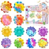 Gytera 12 Stück Stressballs, Anti Stress Spielzeug Bälle für Kinder und Erwachsene, Fidget Toys für Stressbälle, Stressball Squeeze Ball Set, Anti Stress Bälle für Zuhause, Büro, Schule