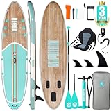 Niphean Stand up Paddle Board for Adults mit Allem Zubehör, 320cm Haltbar Paddleboard für Aller Fähigkeitsniveaus, SUP mit 200kg Tragkraft für 2 Personen, Stand up Paddling Board mit Sitz
