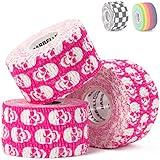 Barbell UP Sticky Baumwolle Hook Grip Tape für Cross Training - [6m x 38mm] - Finger Tape für Krafttraining, Gewichtheben, Powerlifting, Lifting Sport, Weightlifting Thumb Tape für Fitness