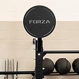 FORZA Wandkugel-Zielscheiben | Einzel- und Doppel-Stahlplatten für CrossFit & Funktionstraining | Schlagfest, pulverbeschichtet, Rig oder Wandmontage – Offizielle Höhen (Einzelziel)