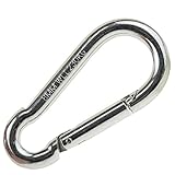 C.P. Sports Griffschlaufen Trizepsseil, Trizepsband, Schlaufen Bizeps Trizeps Training, Bodybuilding, Kraftsport (Karabiner-8x80mm)