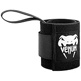 Venum Unisex Erwachsene Hyperlift Gewichtheber Handgelenk Wickel Bandagen, Schwarz, Einheitsgröße