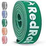 RED RAB Fitnessbänder Stoff - lang - Fitness Band einzeln oder im Set für Widerstandsbänder Krafttraining - reißfeste Resistance Bands, Klimmzug Bänder, Gymnastikband, Pull Up Band, Trainingsbänder