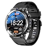 4G SIM-Karte Smartwatch für Herren mit Dual-Kameras, NFC, GPS-Positionierung, 1,39 Touchscreen Smartwatches, Annehmen/Tätigen von Anrufen - Geschenke für Männer