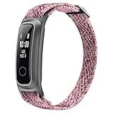 HONOR Band 5 Sport Fitness Armband, Umweltfreundliches Faserarmband mit 2-Wege Tragen Aktivitätsarmband zum Schwimmen Laufen Basketball, Sakura Pink