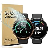 Diruite 4-Pack Displayschutz für Polar Ignite/Lgnite 2 Schutzfolie, HD Glas Displayschutzfolie für Polar Ignite/Lgnite 2 Intelligente Uhr [Anti-Kratzen] [Anti-Öl] [Keine Blasenfrei]