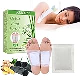 SEGMINISMART Detox Fußpflaster, Fußpflaster zur Entgiftung, Detox Pflaster Fuß Detox Pflaster Fußpflege Pads mit Müdigkeit Lindern Schlaf Verbessern 20 Stück