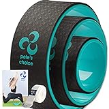 Yoga Rad 3er Pack - Abnehmen, Sich in Form Bringen und Fit Werden I Yoga Zubehör für Zuhause I 3 Pack Yoga Wheel Set I Körperhaltung verbessern