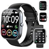 Smartwatch Herren Damen, 1,91' HD Smartwatch Damen mit Telefonfunktion, Smart Watch Fitnessuhr 113+ Sportmodi, IP68 Wasserdicht, Sportuhr mit Herzfrequenz Schlafmonitor Schrittzähler, für Android iOS