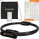 MANTRA SPORTS Pilates Ring Fit Fitness Ring Beckenbodentrainer für Frau & Männer, Beckenboden Trainingsgerät für zuhause, Beinpresse Hüfttrainer Beintrainer Oberschenkeltrainer Sportgeräte zuhause