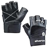 Silverton Herren Fitness-gewichtheberhandschuh Power Handschuhe, Schwarz, M