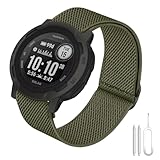 BOJYS Nylon Armband für Garmin Instinct 2, 22mm Elastische Dehnbares Nylon Ersatzarmband Ultraleichtes Sport Armbänder für Instinct, Instinct Tactical, Instinct Tide, Instinct Esports, Instinct Solar