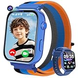 CATGIFF 4G Smartwatch Kinder, Kinder Telefonuhr mit GPS, WiFi, SOS, Videoanruf, Voice Chat, Schulmodus, Spiele, Wecker, Schrittzähler für Jungen Mädchen Kinderuhr Geschenke 4-12 Jahren, Marineblau