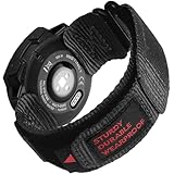 OTOPO Uhrenarmbänder für Garmin Instinct/Instinct 2 Solar Armband, Robust Nylon Sport Ersatzarmband für Herren und Damen für Garmin Instinct Tactical/Esports/Solar/Tide -Schwarz