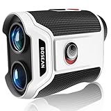 BOSEAN Golf Entfernungsmesser mit Steigungsschalter, Pin Schloss & Vibration, Magnetischer und Scanmodus mit 7X Vergrößerung und HD-Objektiv, 1200 Yards wiederaufladbarer Rangefinder Golf