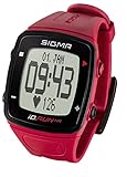 Sigma Sport Pulsuhr iD.RUN HR rouge, GPS-Laufuhr, Handgelenk-Pulsmessung, Activity Tracker, rot