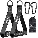 HPYGN Griffe für Fitnessbänder & Widerstandsbänder, Krafttraining Und Cardio-Training Fitnessgeräte, 2 Stück Einhandgriff, Resistance Bands Zubehör Ersatz Training am Seilzug Kabelzug Griffe