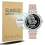 Diruite 4-Stück Displayschutz für Michael Kors Women's Gen 5E 42mm Schutzfolie,HD Glas für Michael Kors Women's Gen 5E 42mm Intelligente Uhr [Anti-Kratzen] [Anti-Öl] [Keine-Blasenfrei]