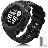 TOPsic Kompatibel mit Garmin Instinct Armband, Instinct Ersatz Uhrenarmband Leicht Fit Armbänder für Garmin Instinct Unisex