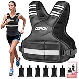 Verstellbare Gewichtsweste für Frauen, 2,72–5,44kg Krafttraining Weighted Vest mit 6x0,45kg abnehmbaren Eisen Sandgewichten, Verstellbare Größe Gewichtsweste mit Taschen, Laufen Gehenz(Hellschwarz)