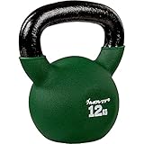 MOVIT Kettlebell PRO, Kugelhantel aus Gusseisen mit Neoprenbeschichtung, 12 Varianten: 2 bis 24 kg, schadstoffgeprüft, Schwunghantel Kugelgewicht