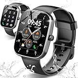 Csasan Smartwatch Herren Damen, 1,91' HD Touchscreen Smart Watch mit Telefonfunktion, 112+ Sportmodi Fitnessuhr mit Puls-Schlaf-Monitor Schrittzähler, IP68 Wasserdicht Sportuhr für Android iOS