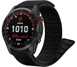 Loop Armband für Garmin Fenix 8 43mm, Fenix 7S/ Fenix 6S/Fenix 5S Nylon Uhrenarmband, 20mm Nylon Armband Sports Ersatzband für Fenix 7S Solar/Fenix 6S Pro/Fenix 5S Plus/Descent MK 2S / Instinct 2S