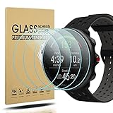 Diruite 4 Stück Displayschutz für Polar Vantage M/Vantage V/Vantage M2 Schutzfolie,HD Glas Displayschutzfolie für Polar Vantage M/V/M2 Intelligente Uhr [Anti-Kratzen] [Anti-Öl]