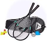 Apollo Speed Badminton Set | Schläger in versch. Farben | Federball | Squash Schläger | Tasche und Badmintonschläger | Schläger | Federball Set Kinder