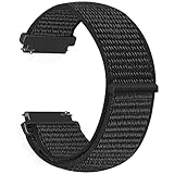 Vodtian 24mm Nylon Armband Kompatibel mit Suunto 9/9 Baro/9 Titanium/9 GPS/Suunto 7/D5/ Spartan Sport/Traverse 24mm/Ticwatch Pro 5/Fossil Q Machine Hybrid/Nate Hybrid, Uhrenarmband für Damen Herren