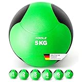 TOOLZ 5 kg Medizinball für effektives Krafttraining - Medicine Ball für das Schnellkraft-, Explosivkraft- und Kraftausdauertrainig - 1-7 kg