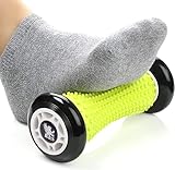 H&S Igelball für Fußmassage – Faszienrolle & Massageroller für Hand & Fuß aus Silikon mit Noppen zur Faszien Massage – Stressabbau & Entspannung - Igelball Fußmassage für Fersensporn