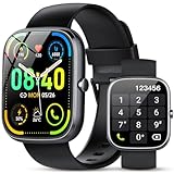 taopodo Smartwatch Herren Damen, 1.91' HD Fitnessuhr mit Telefonfunktion, 115+Sportmodi Wasserdicht Sportuhr, Fitness Tracker mit Schrittzähler Pulsmesser Schlafmonitor Smart Watch für Android iOS