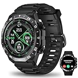 Smartwatch Herren Damen, 1.39' HD Touch Fitnessuhr mit Telefonfunktion, Herzfrequenz SpO2 Schlafmonitor Schrittzähler, IP68 Wasserdicht Sportuhr mit 112+ Sportmodi Fitness Tracker, für iOS Android