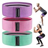 Fitnessbänder Stricken - Resistance Bands Widerstandsbänder, Widerstandsbänder für Kniebeugen, Gesäßheben und Yogatraining -Ideal für das Heimfitnessstudio, den Außenbereich und Yoga