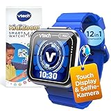 Vtech KidiZoom Smart Watch MAX Blau I Kinder-Smartwatch mit Duokamera I Touchscreen I 1,69 Zoll I Spiele, Apps, Musik I mit Elternkontrolle I spritzwasserfest I Für Kinder von 5–12 Jahre