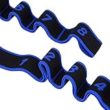 Tone me up Band,Tone Me Up Band,Tanzhaltung Bänder,Yoga-Widerstand-Band,Elastischer Stretchgürtel Latin Dance Training Gummiband-Übungsschlaufen Gymnastikbänder Trainingswiderstandsbänder 8 Schlaufen