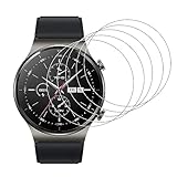 NEW'C 5 Stück, Panzer Schutz Glas für Huawei Watch GT 2 Pro, 9H Härte,HD Displayschutzfolie, 0.33mm Ultra-klar