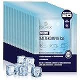 COOLMEDIC Sofort Kältekompresse zum Knicken (20 Stück) | Sofortiges Kühlen, Lange Kühldauer, Universell | Einmal Kühlpack Kühlpads Kühlpacks Kälte Sofort Kompresse für Sport Erste Hilfe uvm.