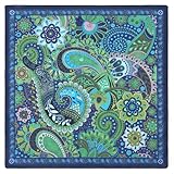 Kalttoy Outdoor Sport Kopftuch Reise Schal Strand Urlaub Kopf Fitness Unisex Mode-Accessoire Stylisches Haar-Accessoire, Königsblau Grün cas, One size