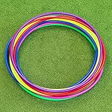 METIS Hula-Hoop-Reifen – Fitness & Tanz | Kinder, Schlue, Turnen | 6er oder 12er Bündel – Multifarbige | 4 Größen erhältlich: 45 cm, 60 cm, 76 cm & 92 cm (60 cm, 6er Bündel)